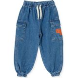 Hellobaby Erkek Bebek Pantolon Dinozor Baskılı Bağcıklı Lastikli - Mavi - 18 - 24 Ay