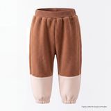 HelloBaby Erkek Bebek Polar Pantolon Lastikli - Kahverengi