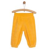 HelloBaby Erkek Bebek Polar Pantolon Ribanalı - Koyu Sarı