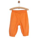 HelloBaby Erkek Bebek Polar Pantolon Ribanalı - Turuncu
