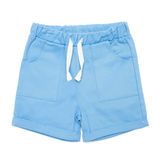 HelloBaby Erkek Bebek Şort Baby Shark Reçme Paça Açık Mavi -