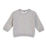 HelloBaby Erkek Bebek Sweatshirt Bisiklet Yaka Long Sleeve - Gri Melanj