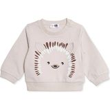 Hellobaby Erkek Bebek Sweatshirt Hayvan Baskılı Çıtçıtlı Bisiklet Yaka Long Sleeve - Vizon - 6 - 9 Ay