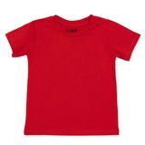 HelloBaby Erkek Bebek Tişört Bisiklet Yaka Short Sleeve - Kırmızı