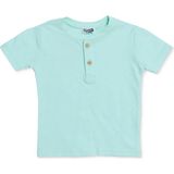 Hellobaby Erkek Bebek Tişört Düğmeli Hakim Yaka Short Sleeve - Mint - 9 - 12 Ay