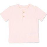 Hellobaby Erkek Bebek Tişört Düğmeli Hakim Yaka Short Sleeve - Somon - 2 - 3 Yaş