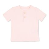 HelloBaby Erkek Bebek Tişört Düğmeli Hakim Yaka Short Sleeve - Somon