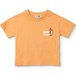 Hellobaby Erkek Bebek Tişört Palmiye Baskılı Bisiklet Yaka Short Sleeve - Somon - 6 - 9 Ay