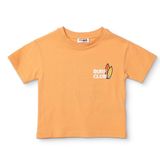HelloBaby Erkek Bebek Tişört Palmiye Baskılı Bisiklet Yaka Short Sleeve - Somon