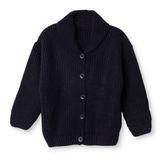HelloBaby Erkek Bebek Triko Hırka V Yaka Long Sleeve - Lacivert
