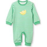 Hellobaby Erkek Bebek Tulum Meyve Baskılı Fermuarlı Bisiklet Yaka Uzun Kol Ribanalı - Yeşil Melanj - 2 - 3 Yaş