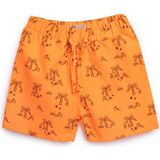 Hellobaby Erkek Bebek Uv Koruma Şort Mayo Palmiye Desen Ipli Micro Kumaş - 4 Yaş - Turuncu