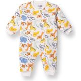 Hellobaby Erkek Bebek Uyku Tulumu 2.5 Tog Interlok Bisiklet Yaka Uzun Kol Ribanalı Paça - Ekru - 5 Yaş