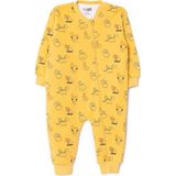 Hellobaby Erkek Bebek Uyku Tulumu Fermuarlı 1 Tog Bisiklet Yaka Uzun Kol Ribanalı - Hardal - 9 Ay
