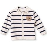 Hellobaby Erkek Bebek Yenidoğan Hırka Hakim Yaka Uzun Kol - 3 - 6 Ay - Ekru Çicekli