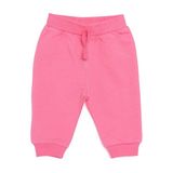 HelloBaby HelloBaby Basic Az Şardonlu Eşofman Alt Kız Bebek - Pembe - 6 Ay