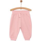 HelloBaby HelloBaby Basic Az Şardonlu Eşofman Alt Kız Bebek - Pudra - 6 Ay