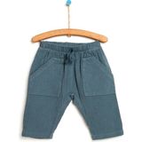 HelloBaby HelloBaby Basic Erkek Bebek Ön Cepli Dokuma Pantolon Erkek Bebek - Koyu Mavi - 9 Ay