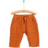 HelloBaby HelloBaby Basic Erkek Bebek Ön Cepli Dokuma Pantolon Erkek Bebek - Taba - 1 Yaş