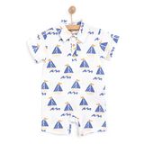HelloBaby HelloBaby Erkek Bebek Şort Salopet Little Sailor
