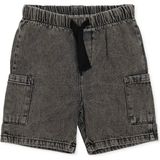 Hellobaby Hellobaby, Erkek, Denim Şort, Bağcıklı, Diz Üstü - Siyah - 9 - 12 Ay