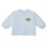 Hellobaby Hellobaby, Erkek, Kapitone Hırka, Hayvan Baskılı, Çıtçıtlı, Bisiklet Yaka, Uzun Kol - Mavi - 6 - 9 Ay