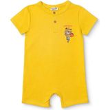 Hellobaby Hellobaby, Erkek, Kısa Tulum, Hayvan Baskılı, Düğmeli, Lıttle Sports, Bisiklet Yaka, Kısa Paça, Kısa Kol - Sarı - 9 - 12 Ay