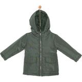 HelloBaby HelloBaby Kapüşonlu Mont Erkek Bebek - Yeşil - 1 Yaş