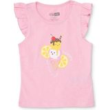Hellobaby Hellobaby Kız Bebek Atlet Tshirt Meyve Baskılı Bisiklet Yaka Atlet - Pembe - 9 - 12 Ay