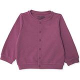 Hellobaby Hellobaby Kız Bebek Basic Hırka Çıtçıtlı Bisiklet Yaka Uzun Kol - Gül Kurusu - 9 - 12 Ay
