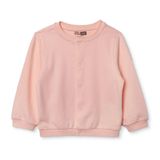 HelloBaby HelloBaby Kız Bebek Basic Hırka Çıtçıtlı Bisiklet Yaka Uzun Kol