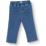 Hellobaby Hellobaby Kız Bebek Denim Pantolon Düğmeli Berry Belle Uzun Paça - İndigo - 9 - 12 Ay