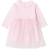 Hellobaby Hellobaby Kız Bebek Elbise Bisiklet Yaka Uzun Kol - 18 - 24 Ay - Pembe