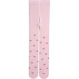 Hellobaby Hellobaby Kız Bebek Külotlu Çorap Kalp Baskılı Yok - 1 - 2 Yaş - Pembe