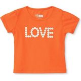 Hellobaby Hellobaby Kız Bebek Tshirt Bisiklet Yaka Kısa Kol - Mercan - 6 - 9 Ay