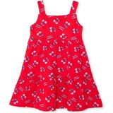Hellobaby Hellobaby, Kız, Elbise, Kiraz Baskılı, Düğmeli, Cherry, Modelli Yaka, Kısa Paça, Ip Askılı - 2 - 3 Yaş - Kırmızı