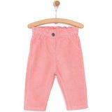 HelloBaby HelloBaby Kız Kadife Pantolon Kız Bebek - 6 Ay - Gül Kurusu
