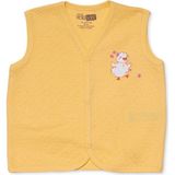 Hellobaby Hellobaby, Kız, Kapitone Yelek, Hayvan Baskılı, Çıtçıtlı, Bisiklet Yaka, Atlet - 9 - 12 Ay - Sarı