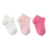 HelloBaby Kız 3'lü Bilek Çorap Bebek - Pembe