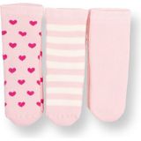 HelloBaby Kız Bebek 3lü Havlu Çorap Pembe 3-4 Yaş -