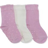 Hellobaby Kız Bebek 3lü Kaydırmaz Çorap Hayvan Baskılı - 1 - 2 Yaş - Pembe