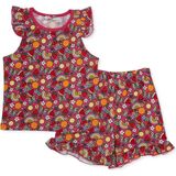 Hellobaby Kız Bebek Atlet-Şort Meyve Baskılı Bisiklet Yaka Sleeveless Reçme - 12 - 18 Ay - Pembe Melanj