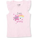 Hellobaby Kız Bebek Atlet Tshirt Süprem Bisiklet Yaka Atlet Kol - Pembe - 6 - 9 Ay
