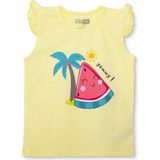 Hellobaby Kız Bebek Atlet Tshirt Süprem Bisiklet Yaka Atlet Kol - Sarı - 12 - 18 Ay