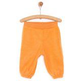 HelloBaby Kız Bebek Basic Pantolon Polar Lastikli Paça Mercan -