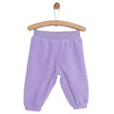 HelloBaby Kız Bebek Basic Pantolon Polar Lastikli Paça Mor - Lila