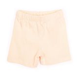 HelloBaby Kız Bebek Basic Şort Reçme Paça Pudra -