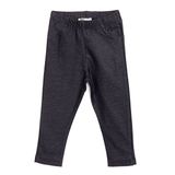 HelloBaby Kız Bebek Basic Tayt Denim Reçme Paça İndigo -