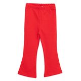 HelloBaby Kız Bebek Basic Tayt İnterlok İspanyol Paça Kırmızı -