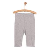 HelloBaby Kız Bebek Basic Tayt Patiksiz Paça Gri Melanj -